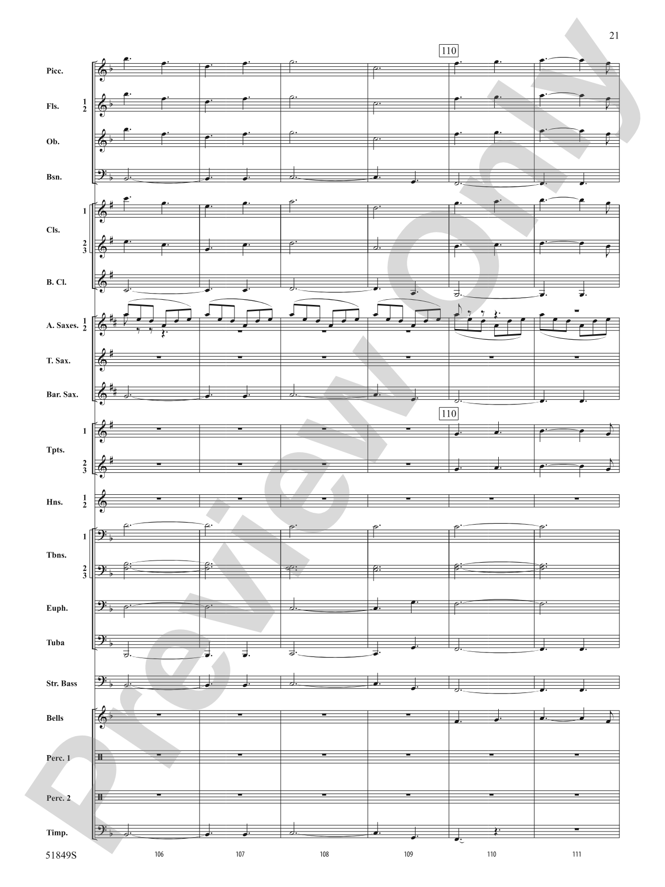 Hope Glowing in the Sky: Concert Band Conductor Score & Parts