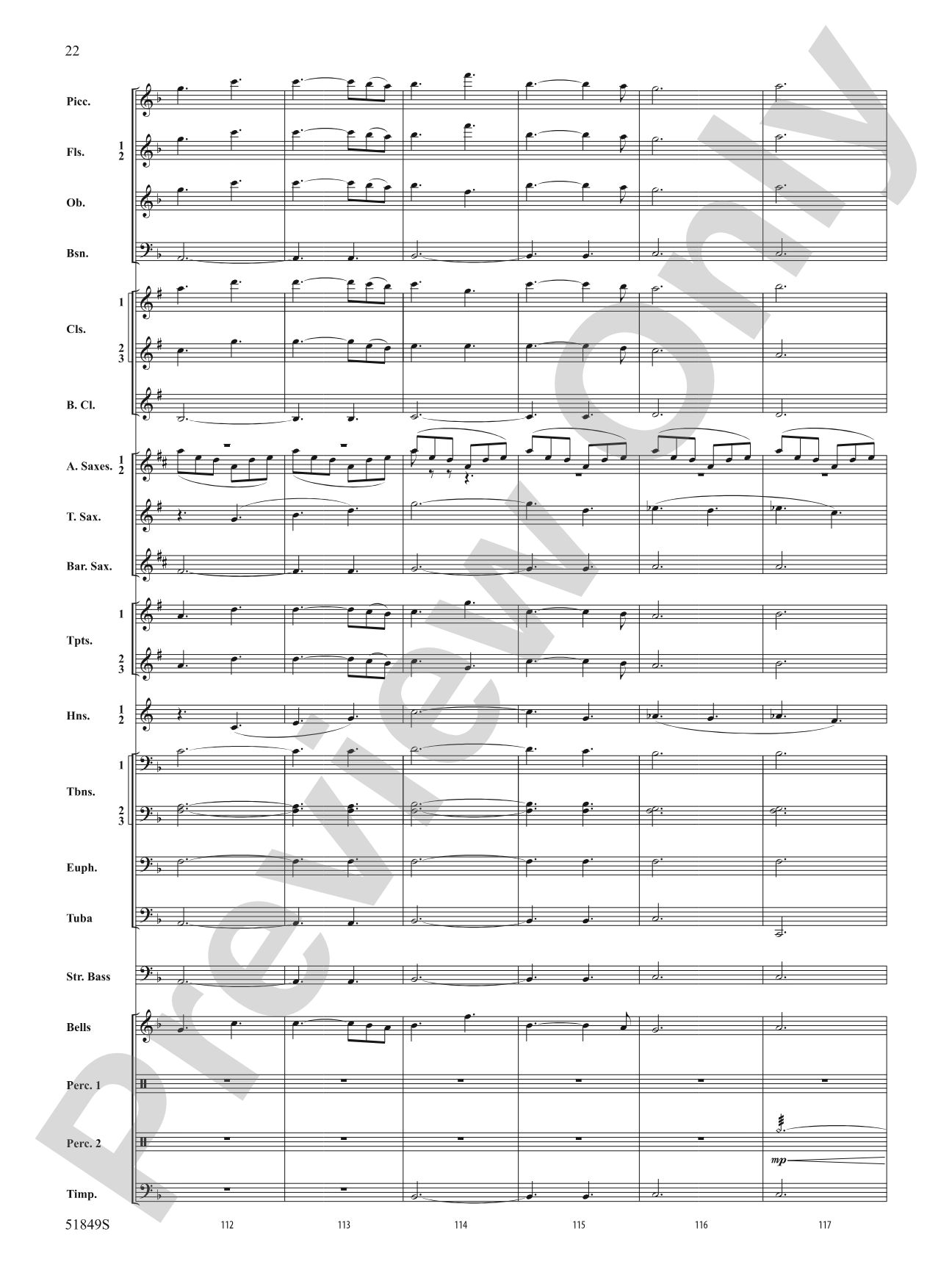 Hope Glowing in the Sky: Concert Band Conductor Score & Parts
