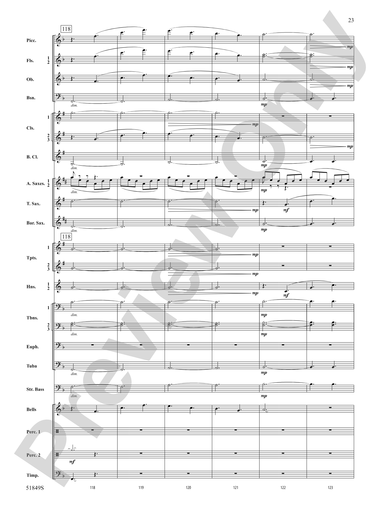 Hope Glowing in the Sky: Concert Band Conductor Score & Parts