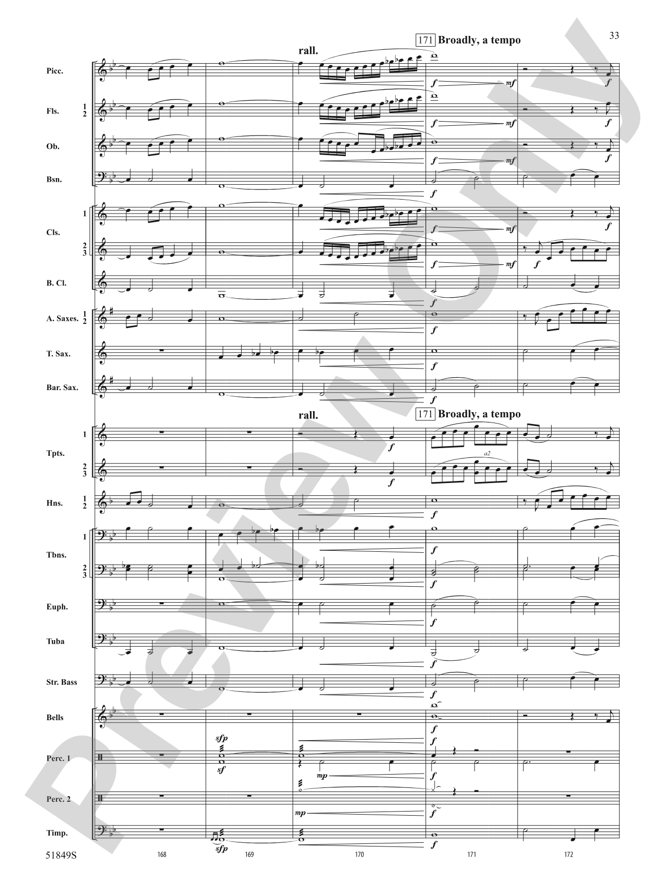 Hope Glowing in the Sky: Concert Band Conductor Score & Parts
