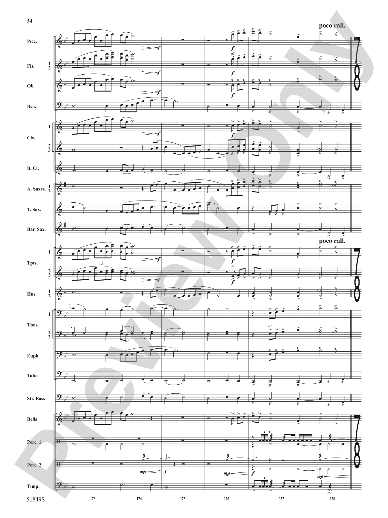 Hope Glowing in the Sky: Concert Band Conductor Score & Parts