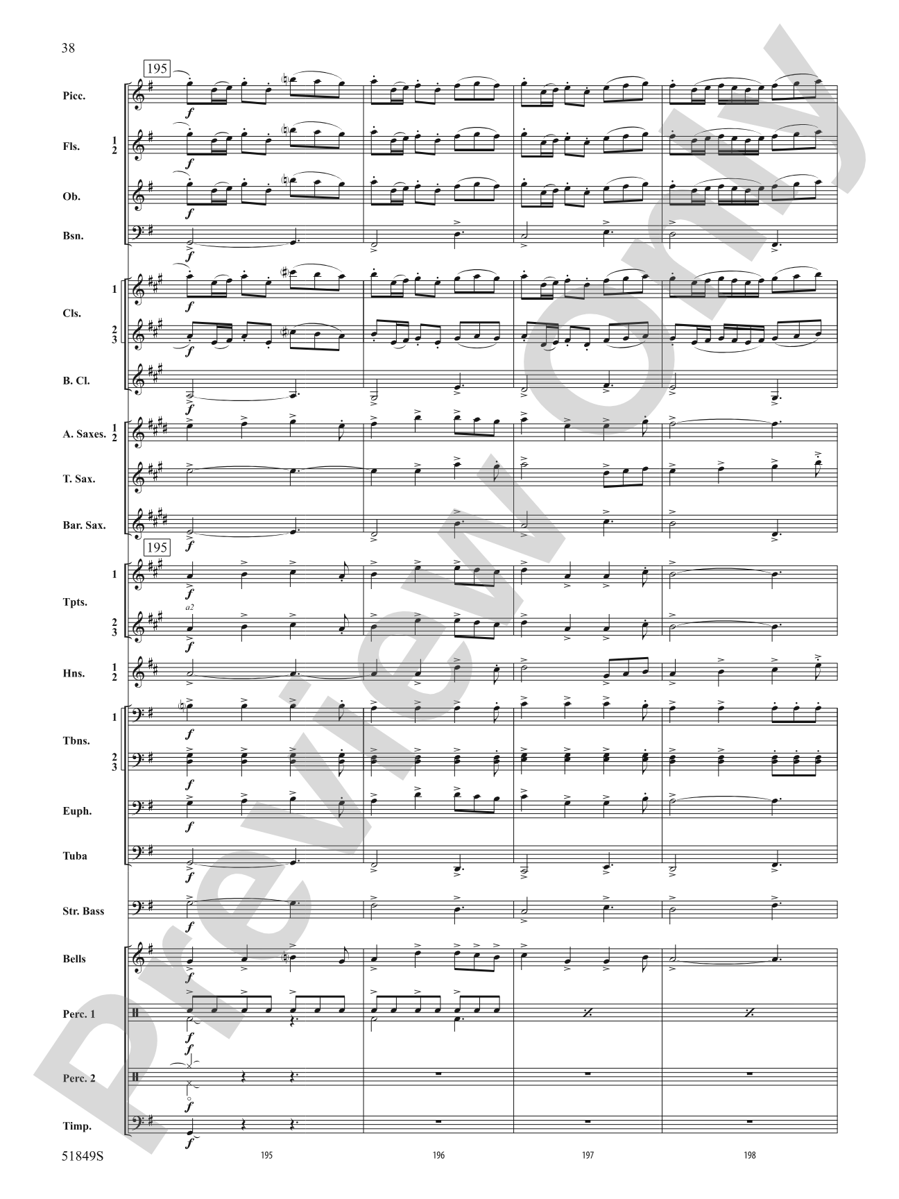 Hope Glowing in the Sky: Concert Band Conductor Score & Parts