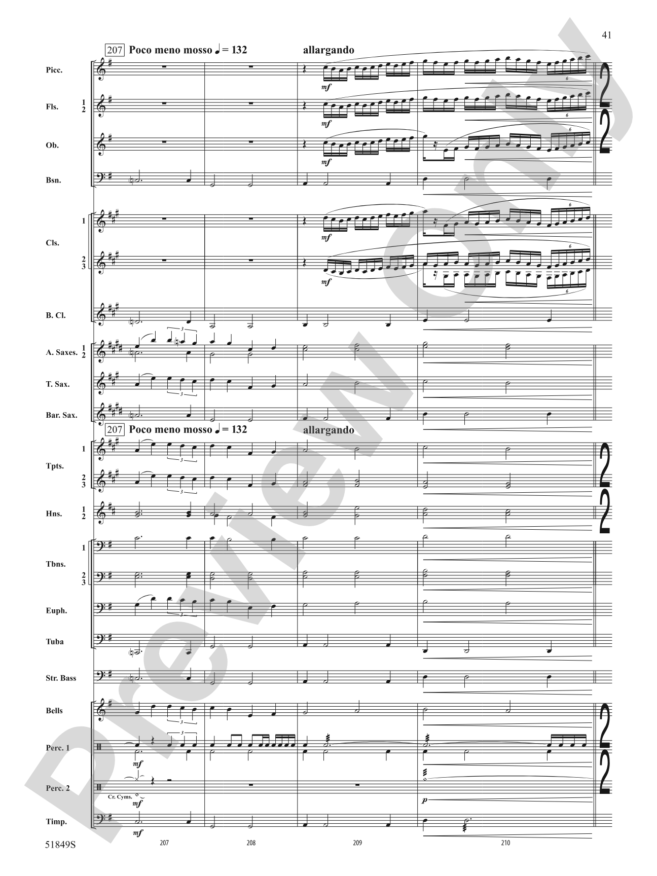 Hope Glowing in the Sky: Concert Band Conductor Score & Parts