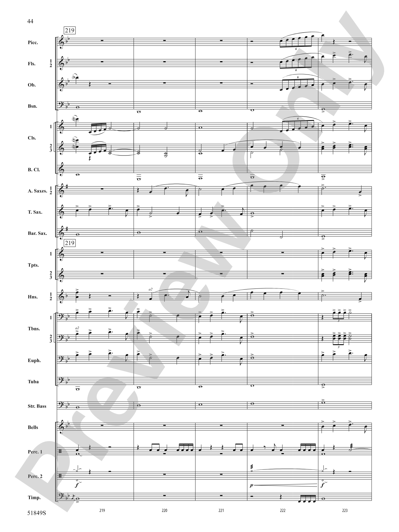 Hope Glowing in the Sky: Concert Band Conductor Score & Parts