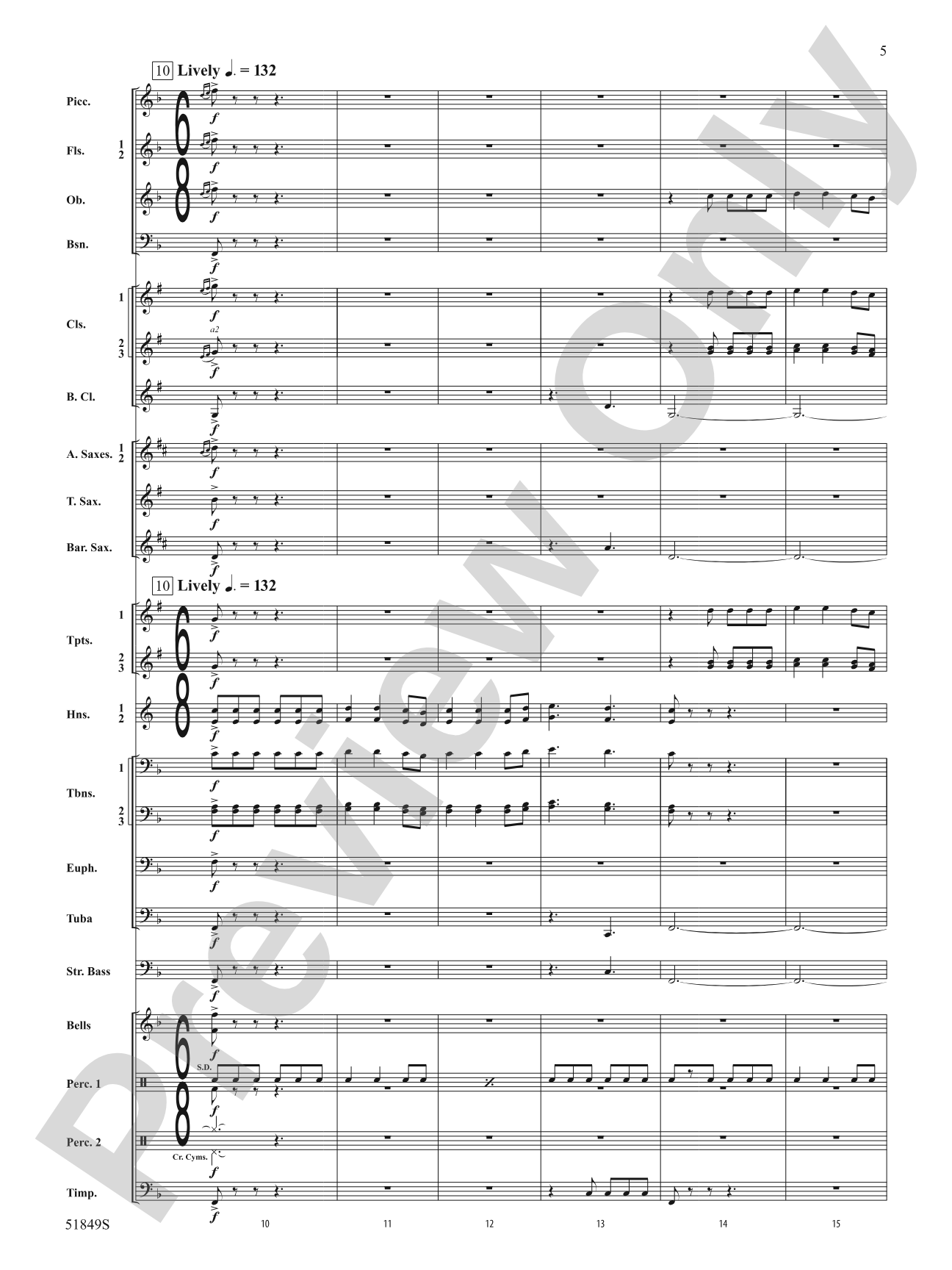 Hope Glowing in the Sky: Concert Band Conductor Score & Parts