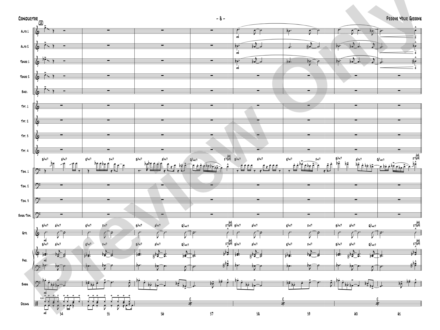 Proove Your Groove: Score