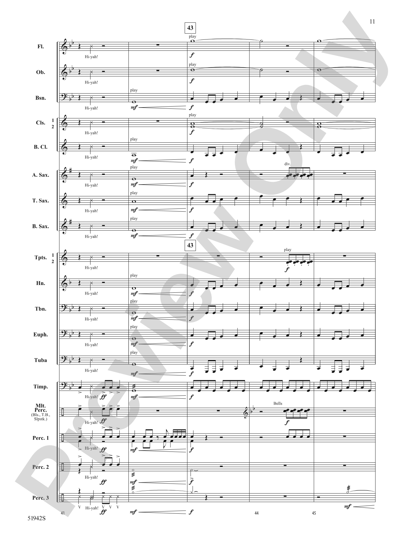 Ninja Squad: Concert Band Conductor Score & Parts