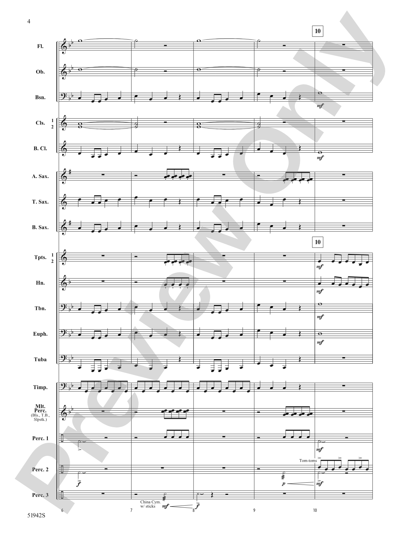 Ninja Squad: Concert Band Conductor Score & Parts