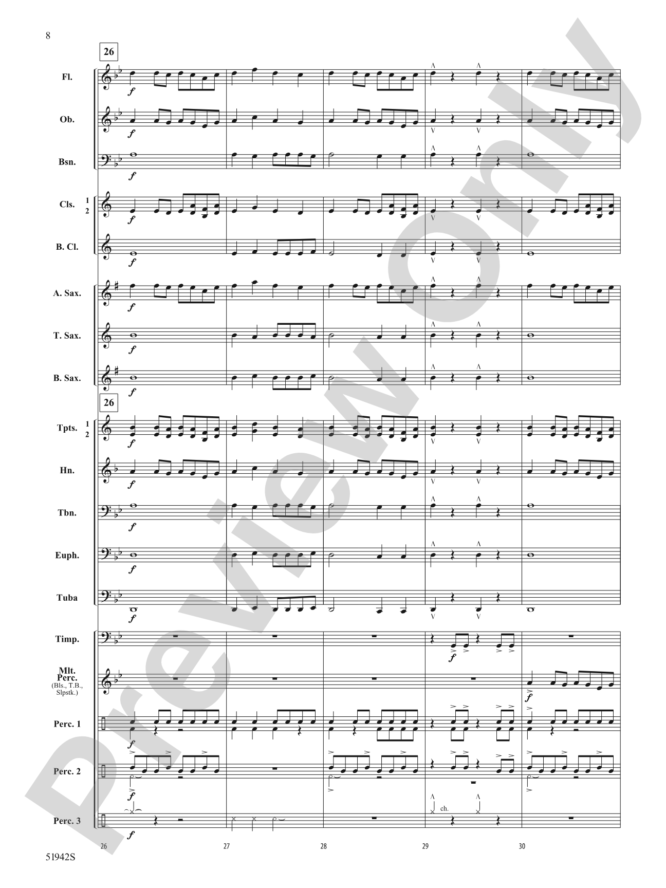 Ninja Squad: Concert Band Conductor Score & Parts