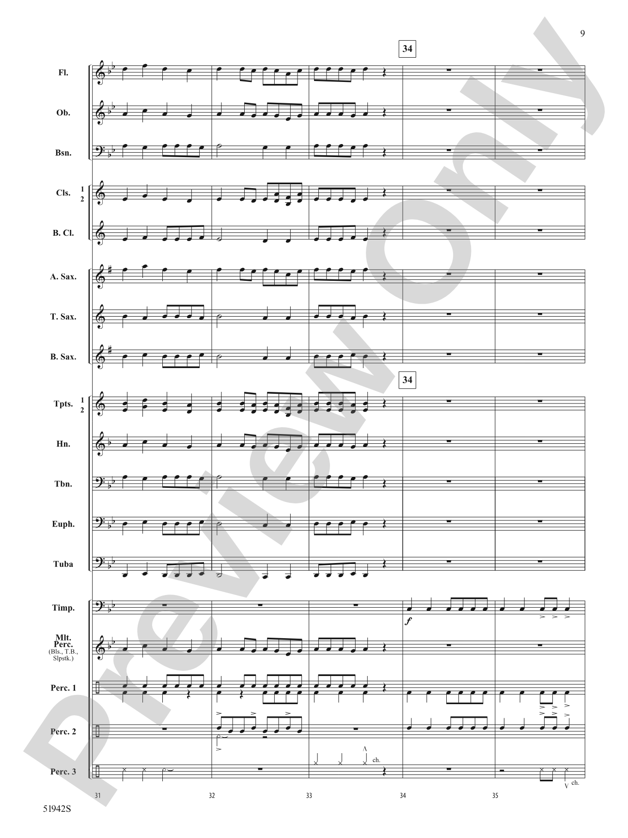 Ninja Squad: Concert Band Conductor Score & Parts
