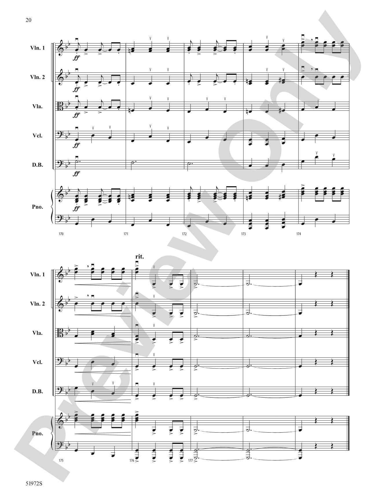 Angel City: String Orchestra Conductor Score & Parts