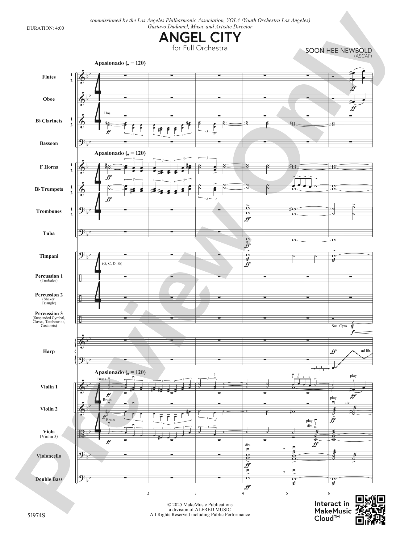 Angel City: Full Orchestra Conductor Score & Parts