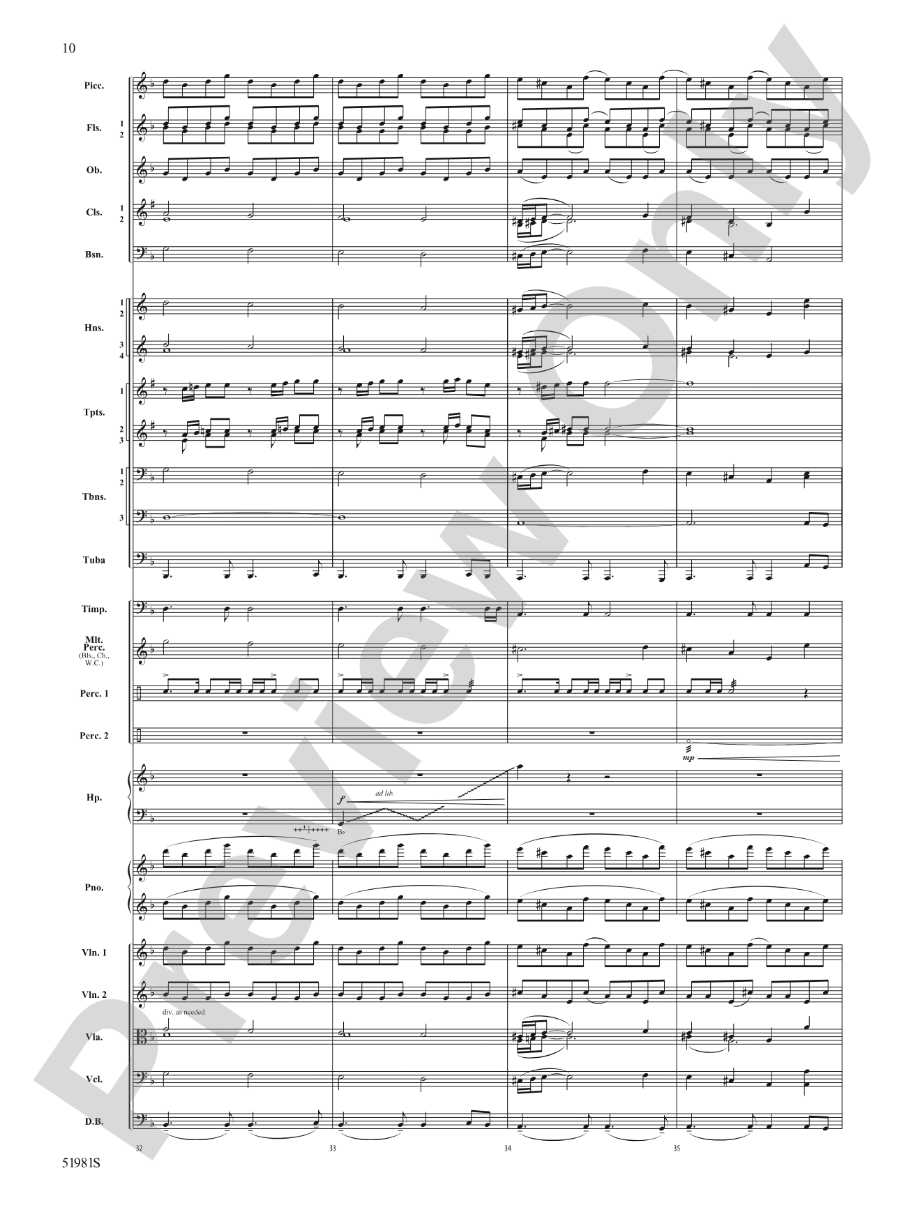 The Iliad: Full Orchestra Conductor Score & Parts