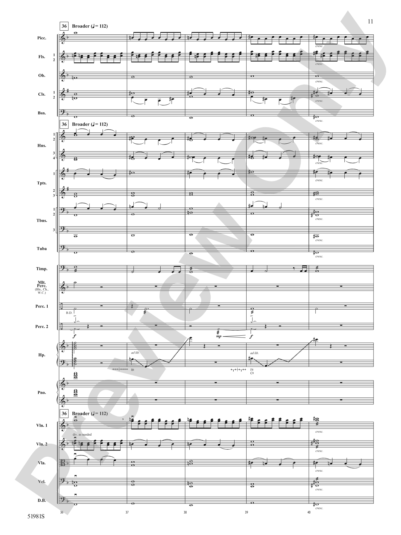 The Iliad: Full Orchestra Conductor Score & Parts
