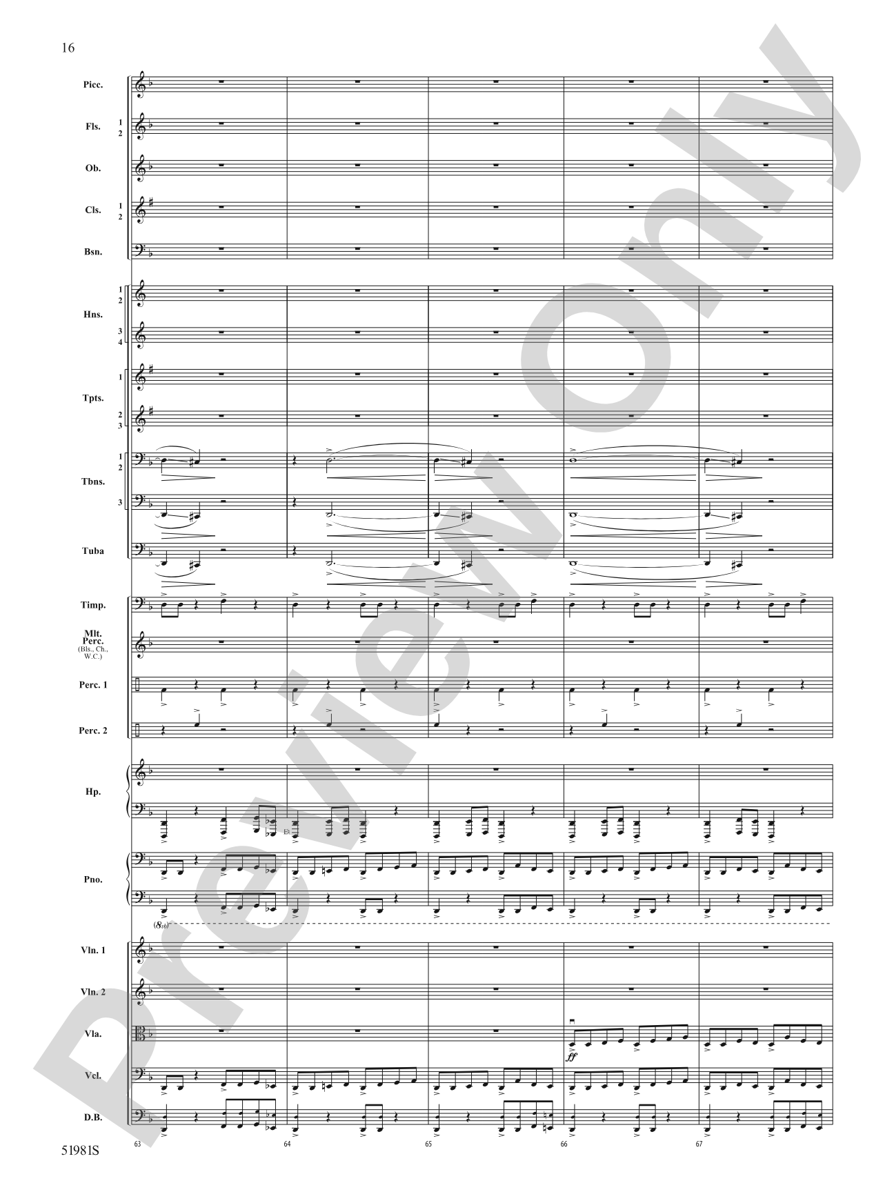 The Iliad: Full Orchestra Conductor Score & Parts