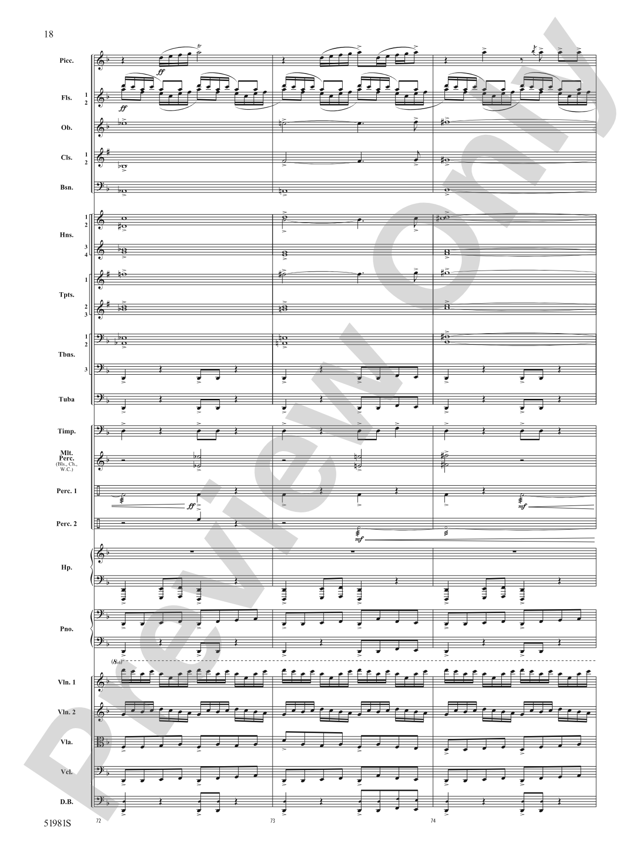 The Iliad: Full Orchestra Conductor Score & Parts