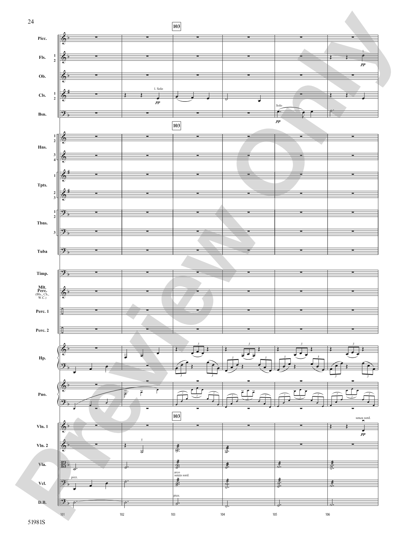 The Iliad: Full Orchestra Conductor Score & Parts