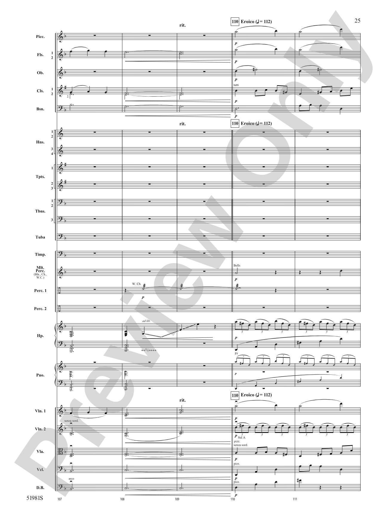 The Iliad: Full Orchestra Conductor Score & Parts