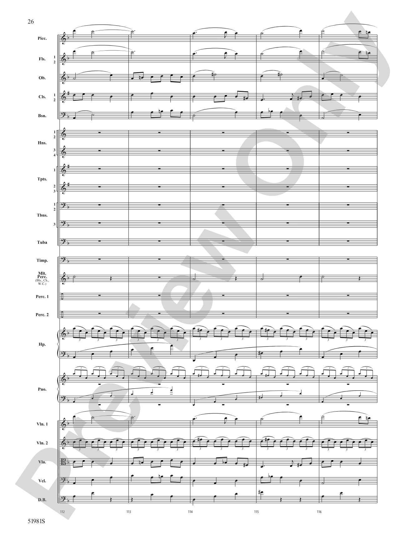 The Iliad: Full Orchestra Conductor Score & Parts