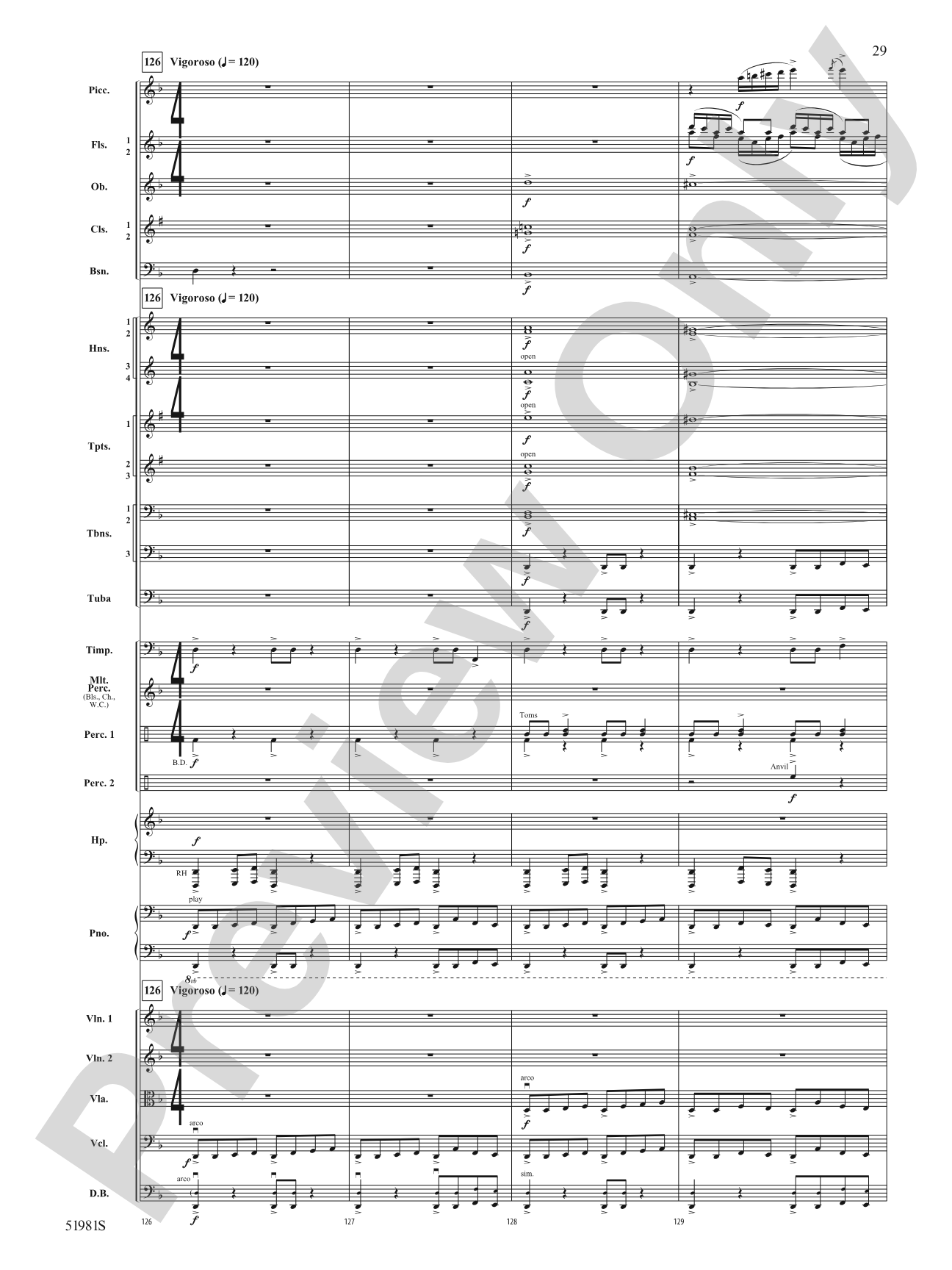 The Iliad: Full Orchestra Conductor Score & Parts