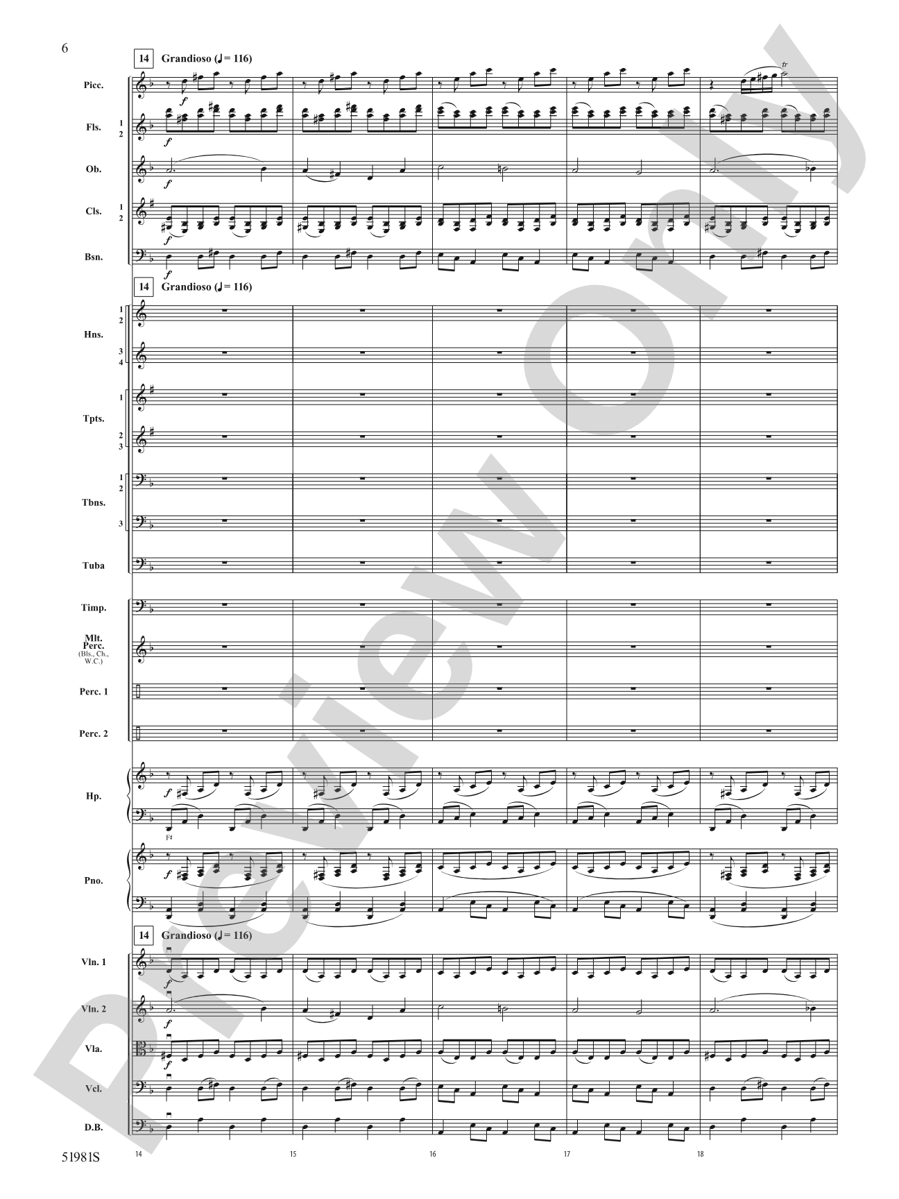 The Iliad: Full Orchestra Conductor Score & Parts