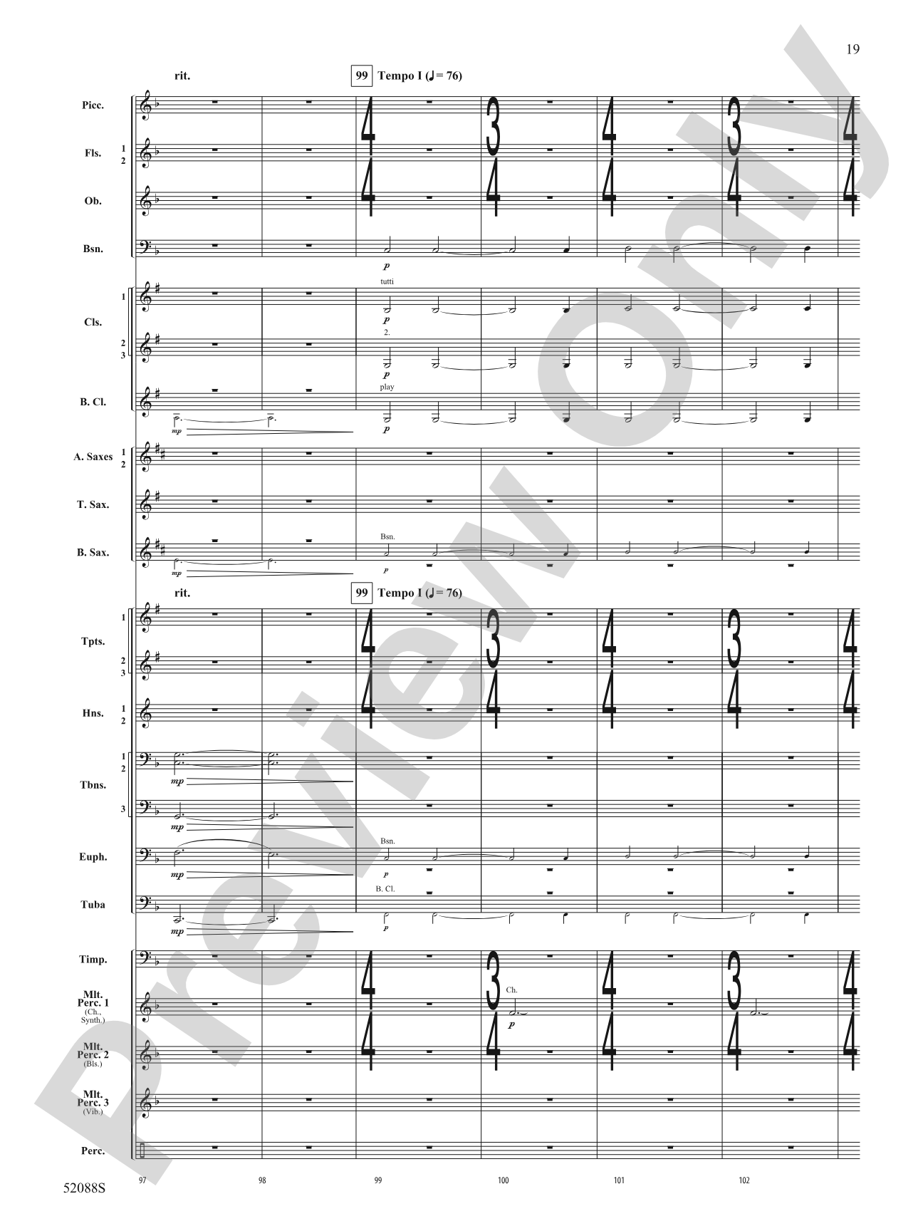 The Gift of Giving: Concert Band Conductor Score & Parts