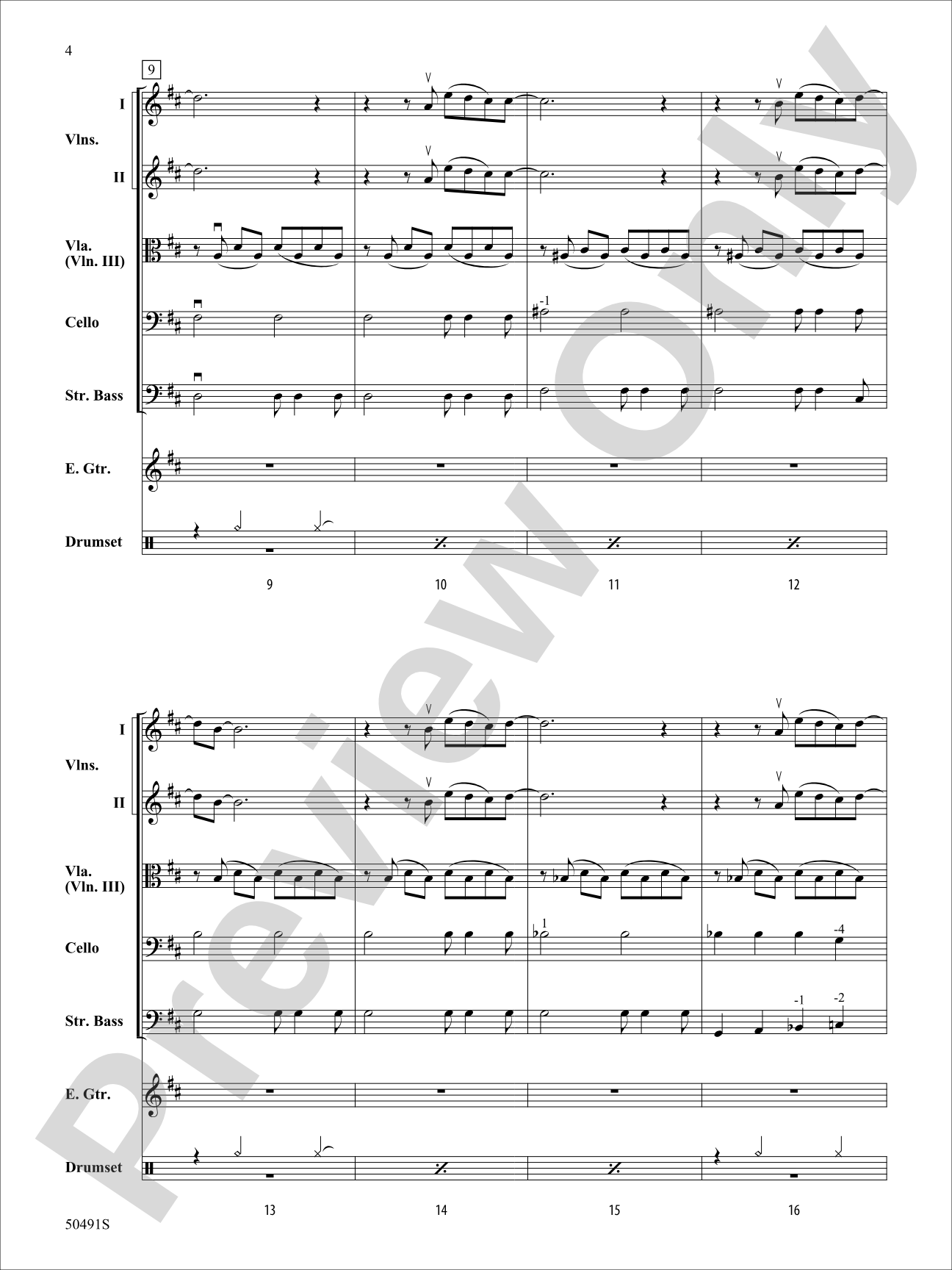 Creep: String Orchestra Conductor Score & Parts
