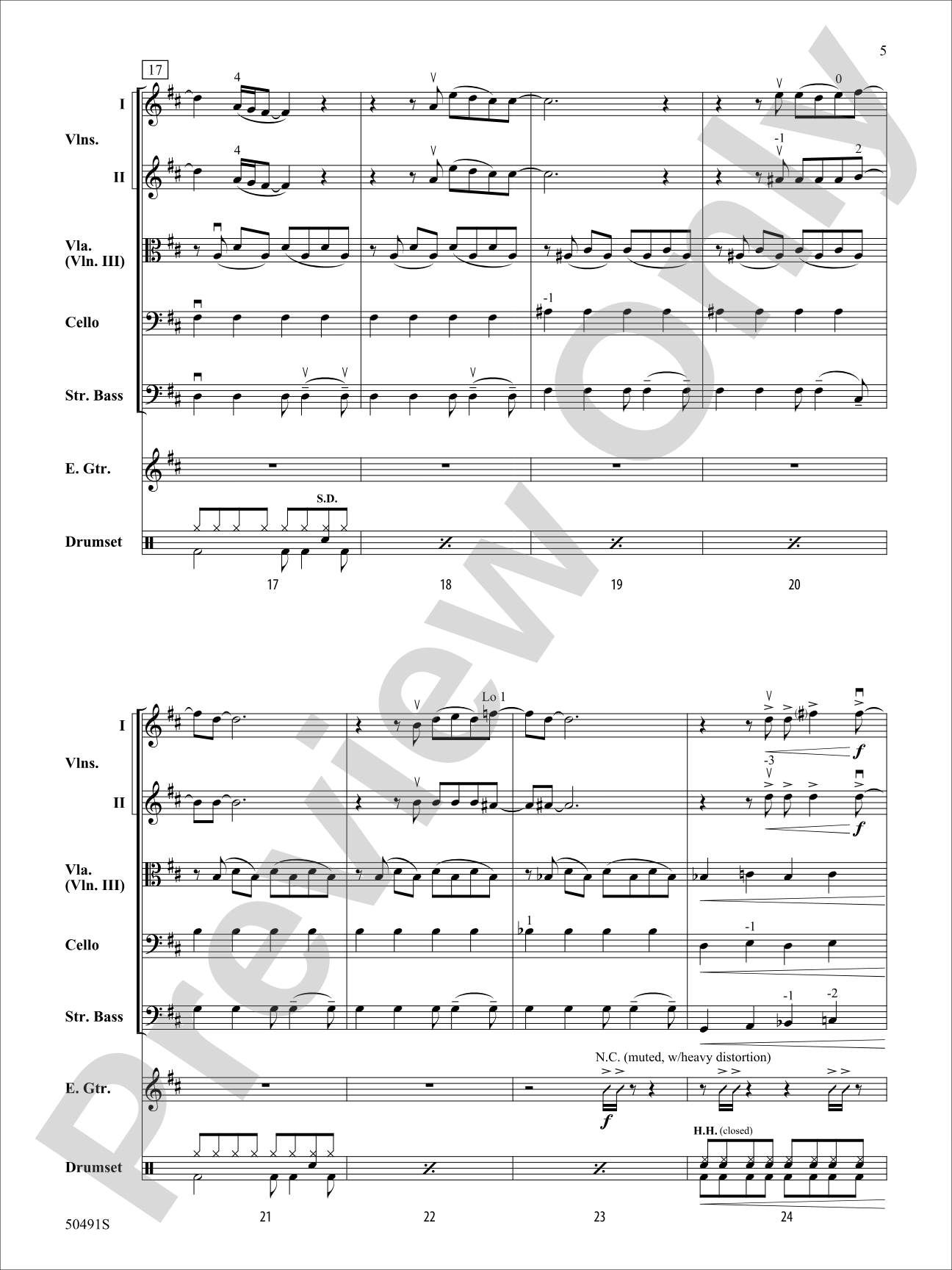 Creep: String Orchestra Conductor Score & Parts