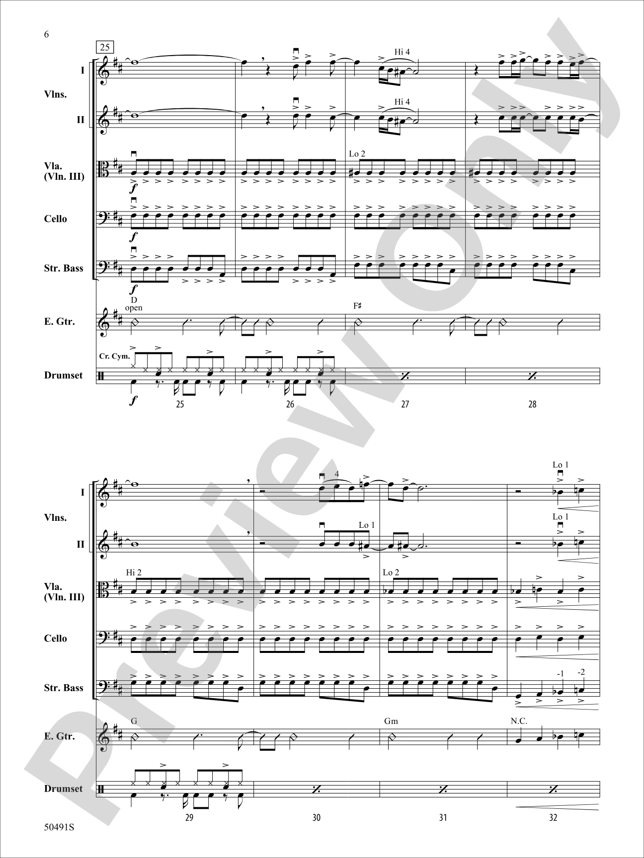 Creep: String Orchestra Conductor Score & Parts