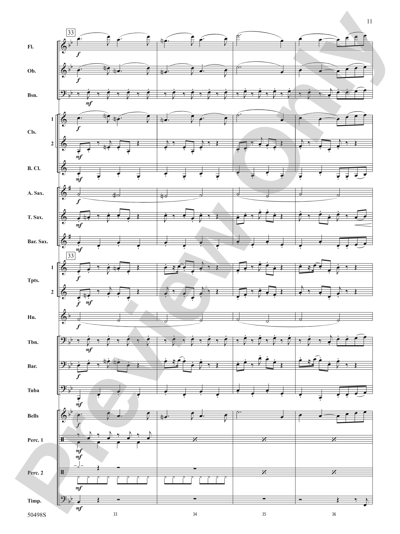 Elf: Concert Band Conductor Score & Parts