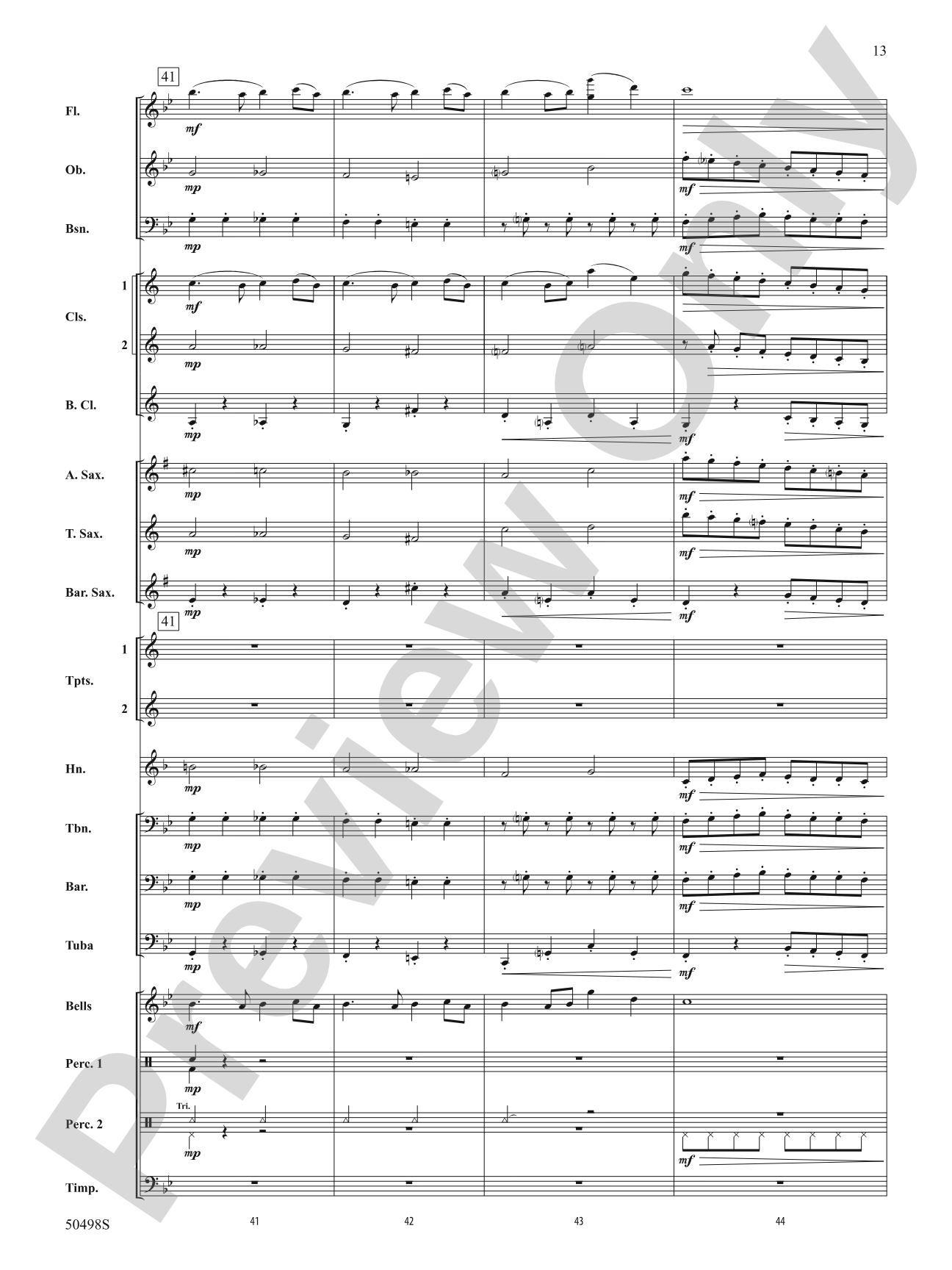 Elf: Concert Band Conductor Score & Parts