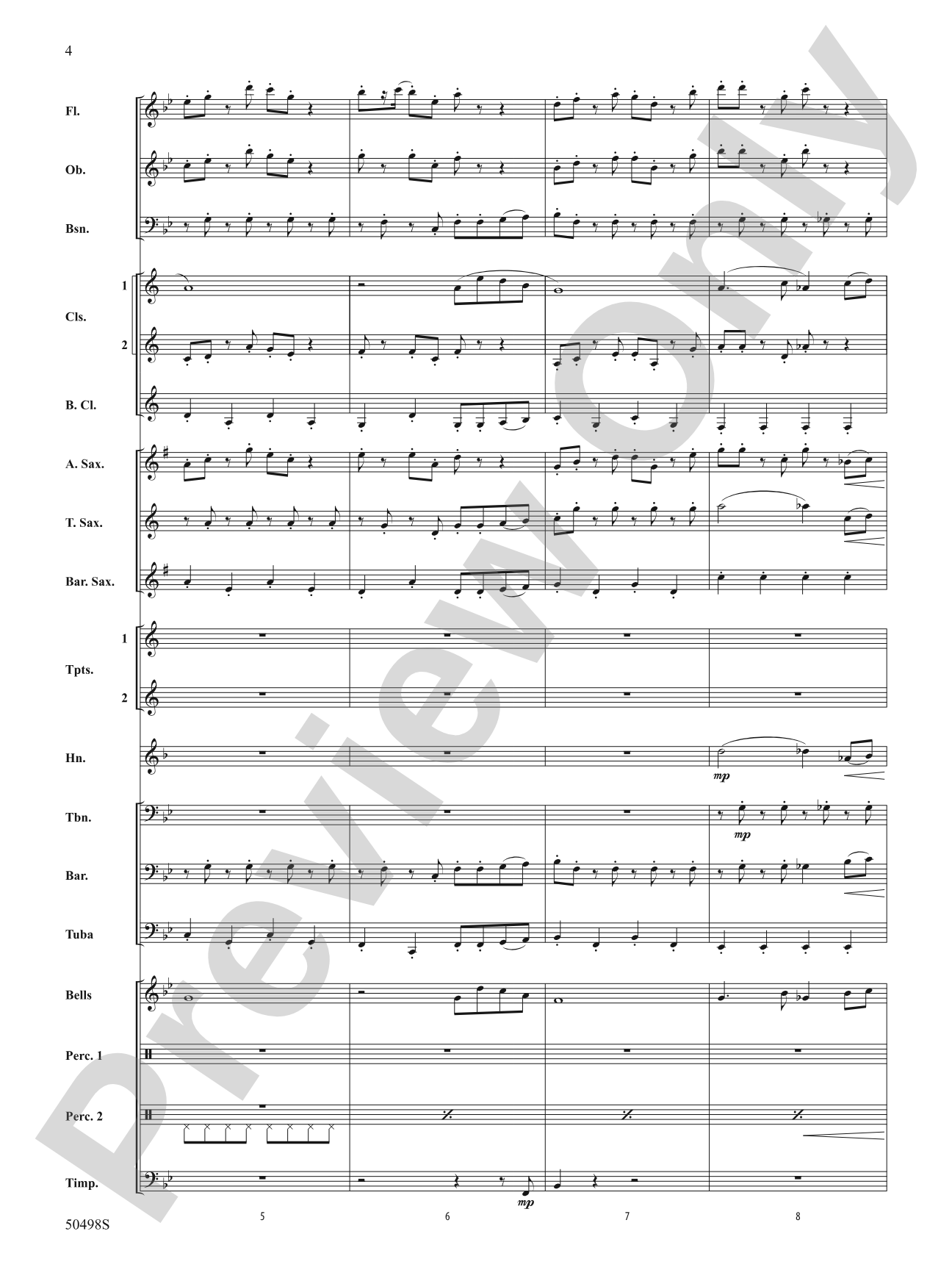 Elf: Concert Band Conductor Score & Parts