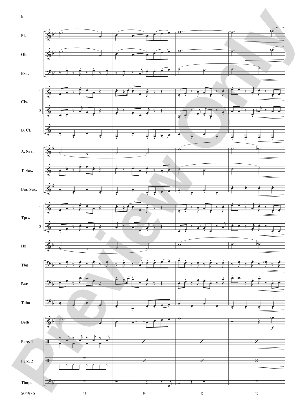 Elf: Concert Band Conductor Score & Parts