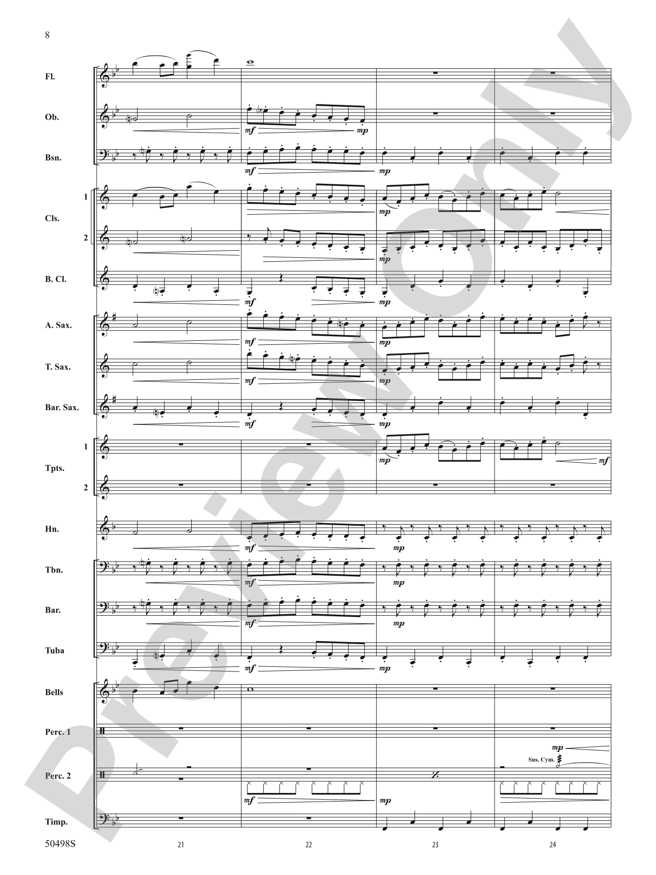 Elf: Concert Band Conductor Score & Parts