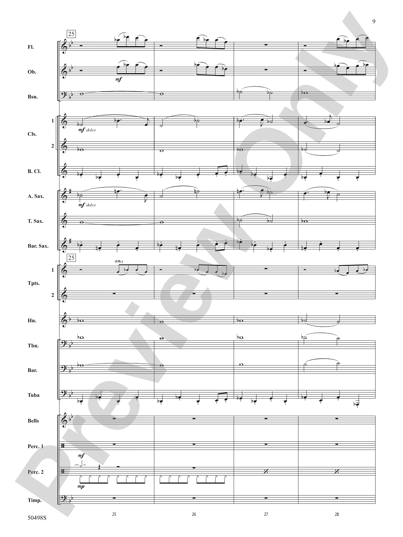 Elf: Concert Band Conductor Score & Parts