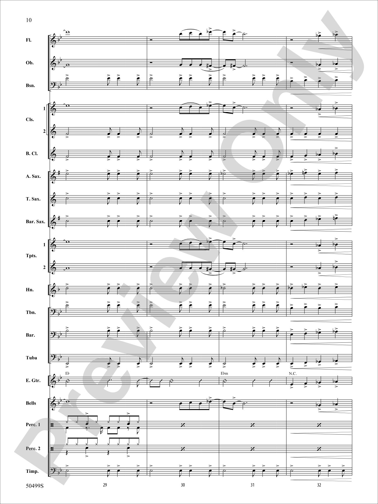 Creep: Concert Band Conductor Score & Parts
