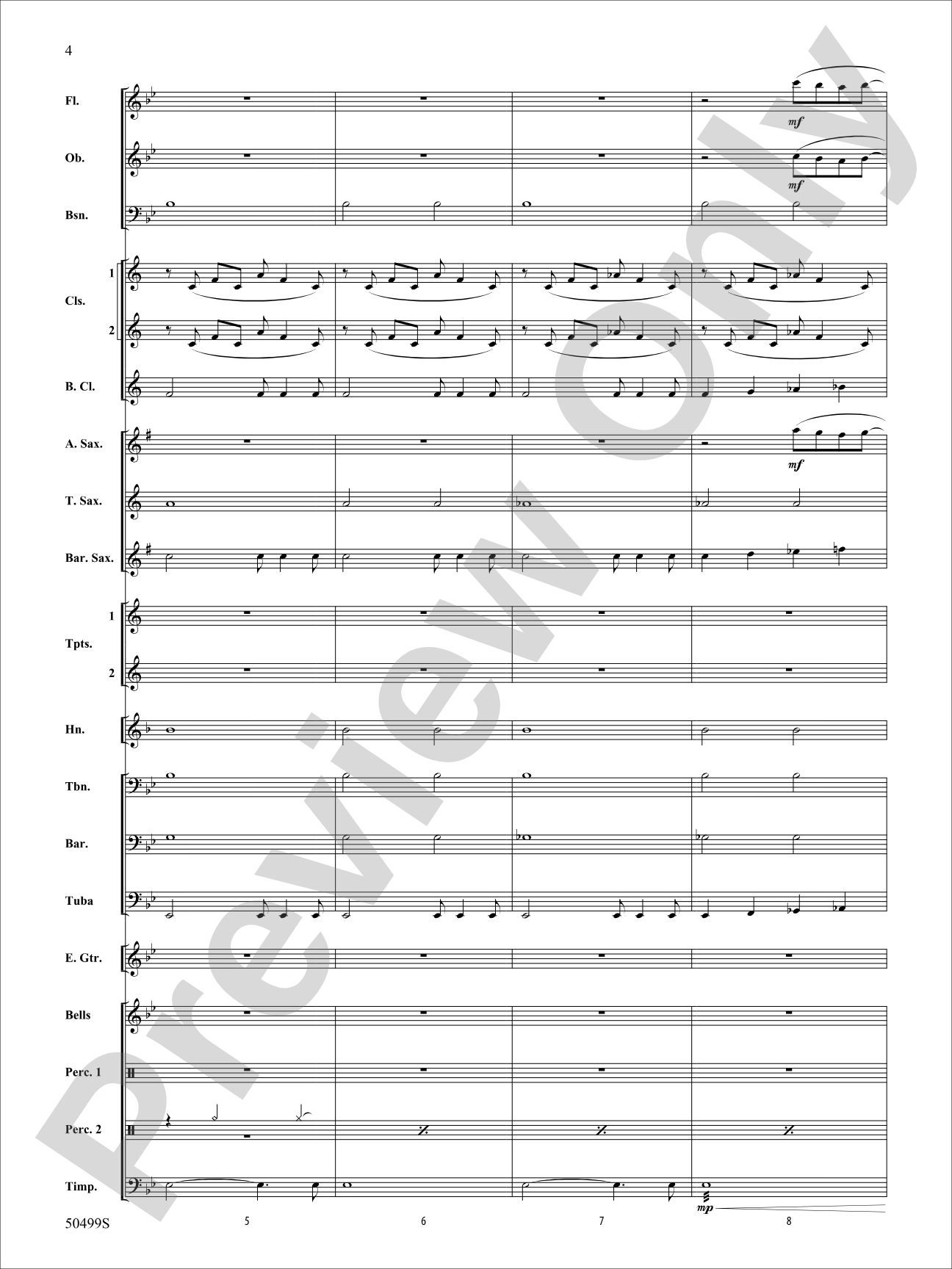 Creep: Concert Band Conductor Score & Parts