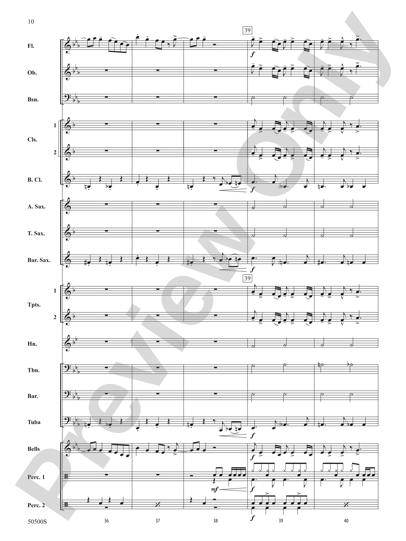 ALL STAR/PYB: Concert Band Conductor Score & Parts
