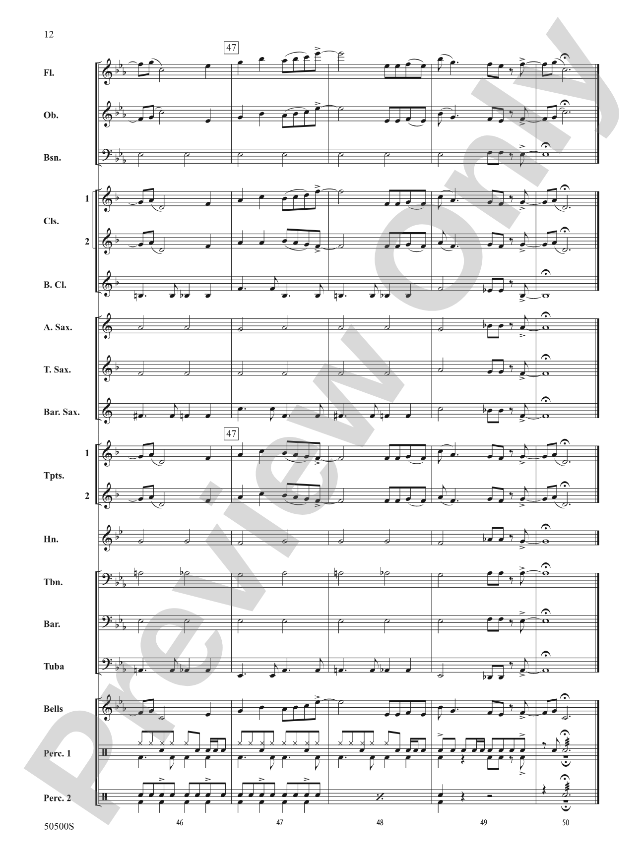 ALL STAR/PYB: Concert Band Conductor Score & Parts