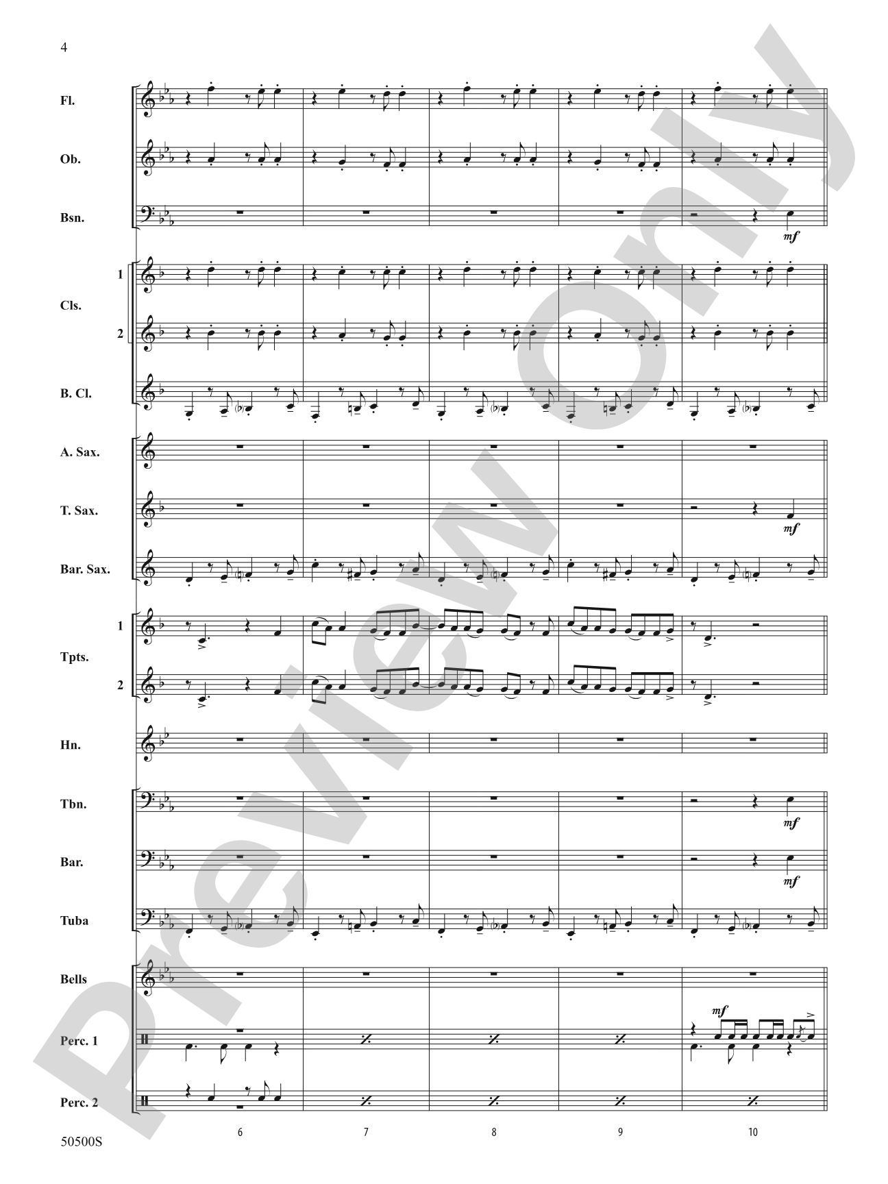 ALL STAR/PYB: Concert Band Conductor Score & Parts