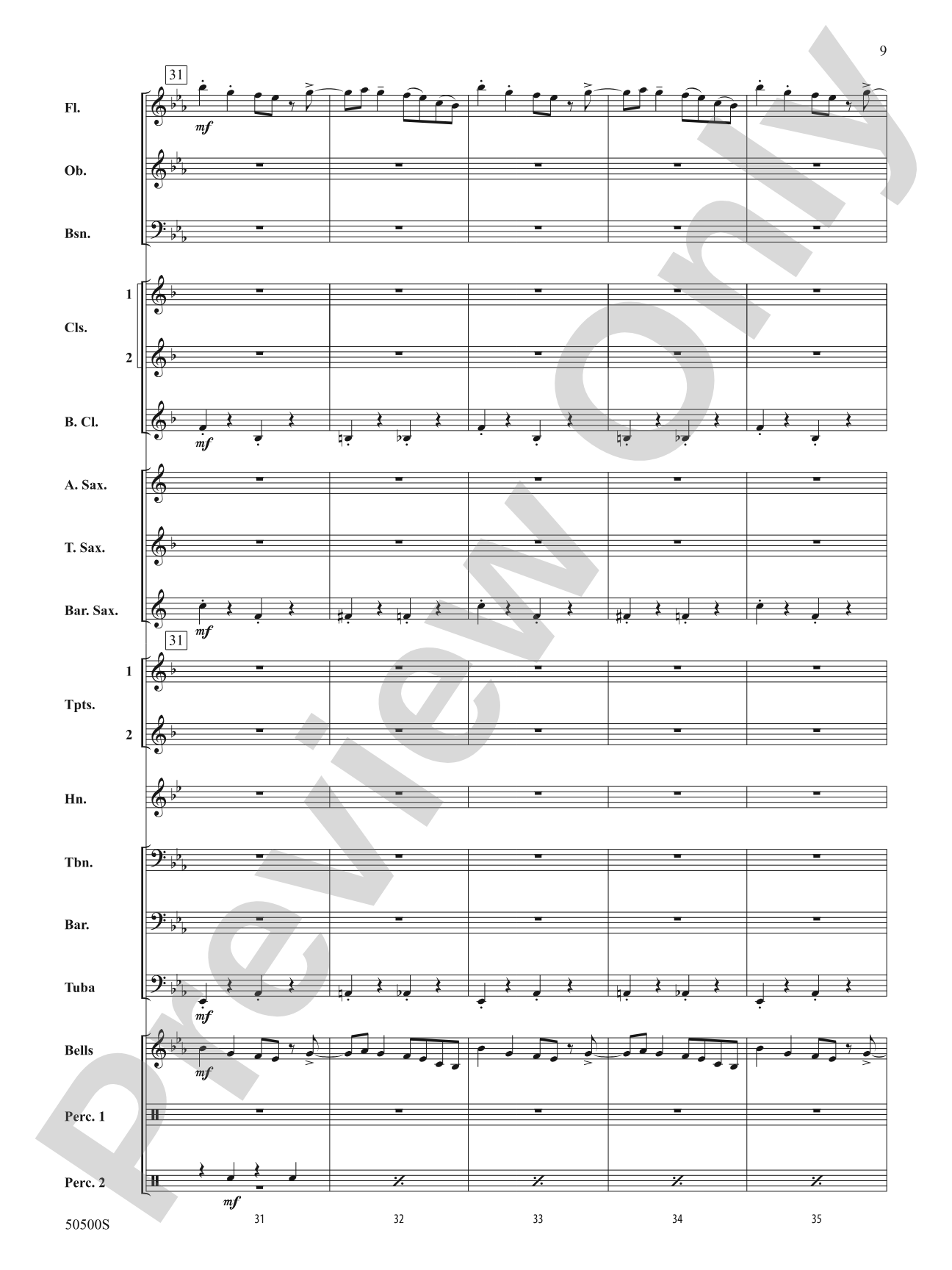 ALL STAR/PYB: Concert Band Conductor Score & Parts