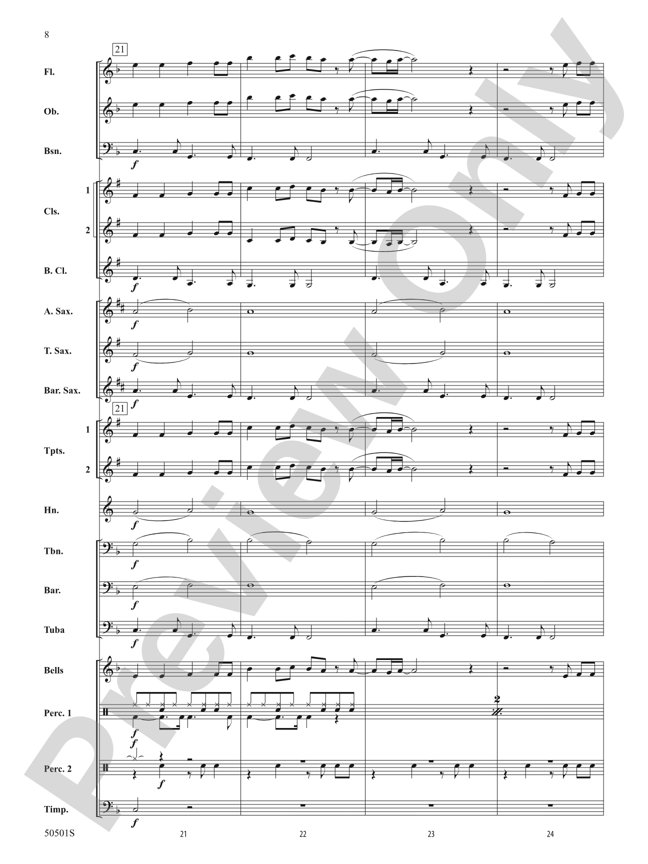 Bitter Sweet Symphony: Concert Band Conductor Score & Parts