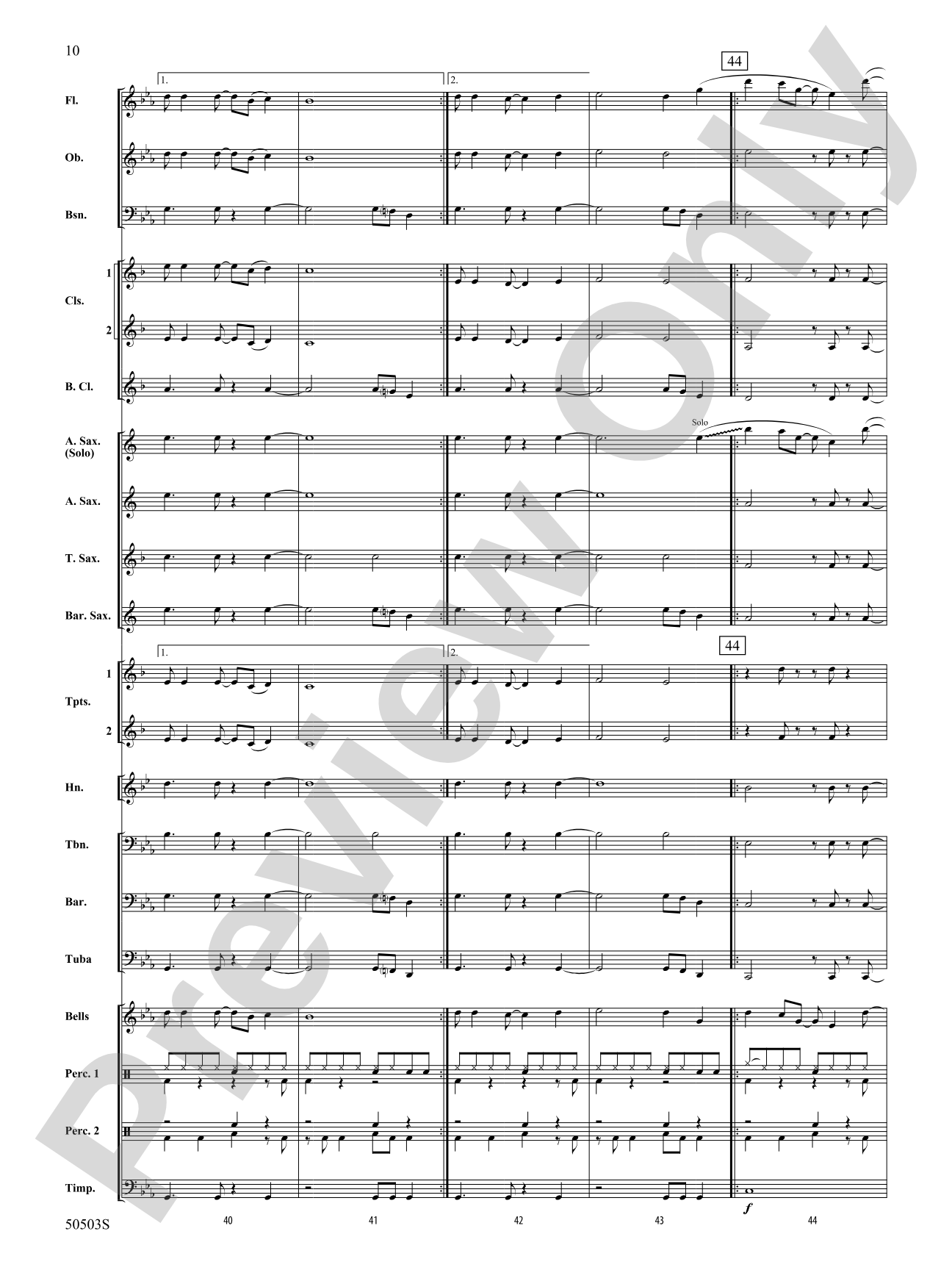 Careless Whisper: Concert Band Conductor Score & Parts