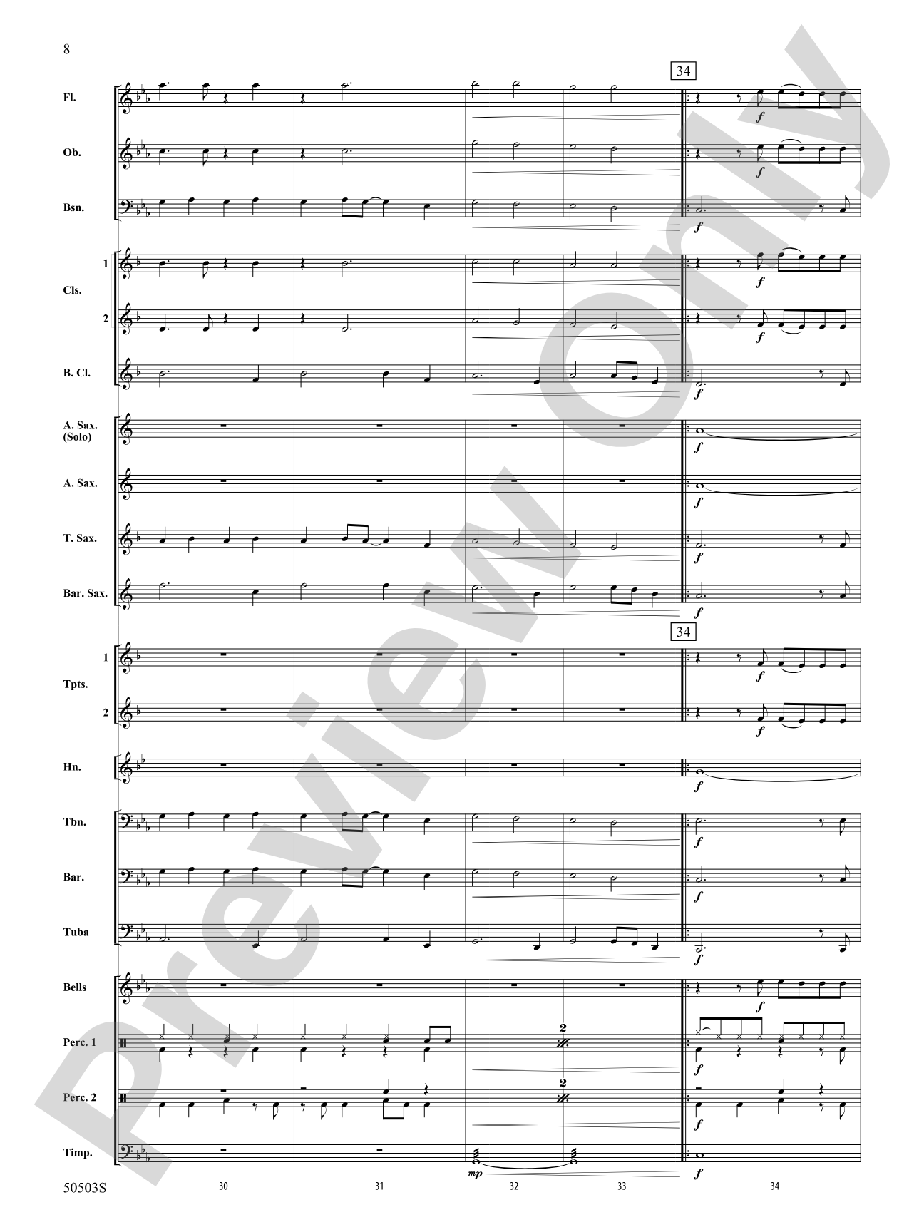 Careless Whisper: Concert Band Conductor Score & Parts