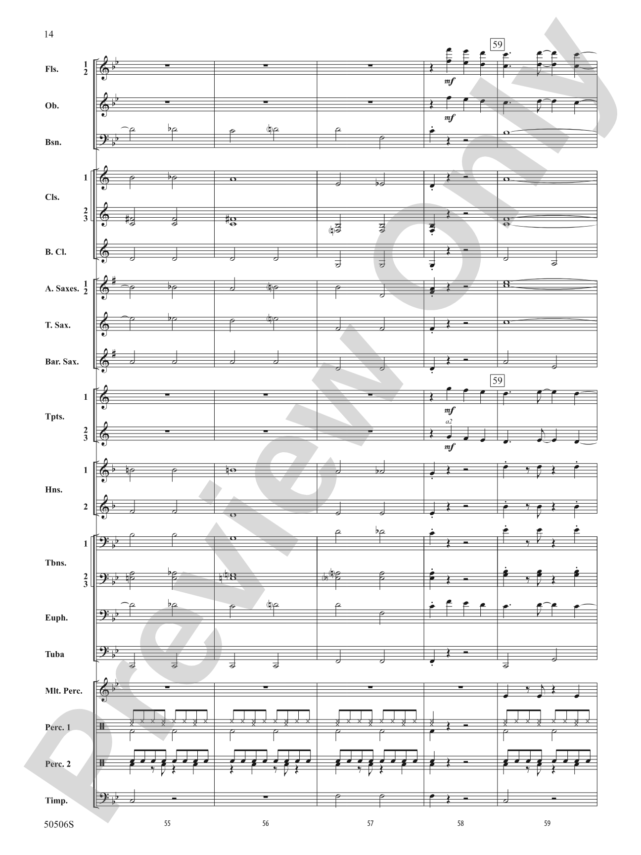 Lover Girl: Concert Band Conductor Score & Parts