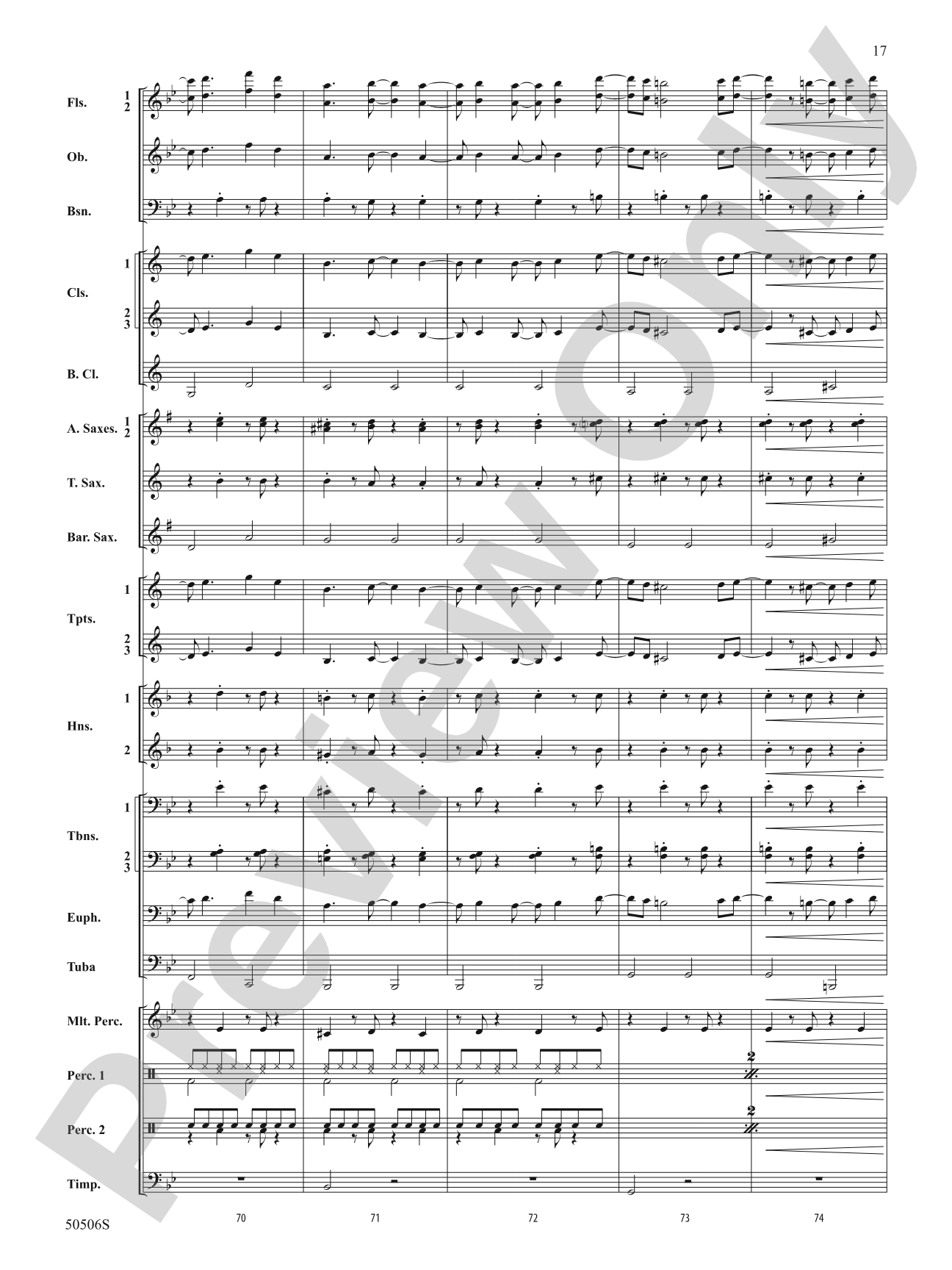 Lover Girl: Concert Band Conductor Score & Parts