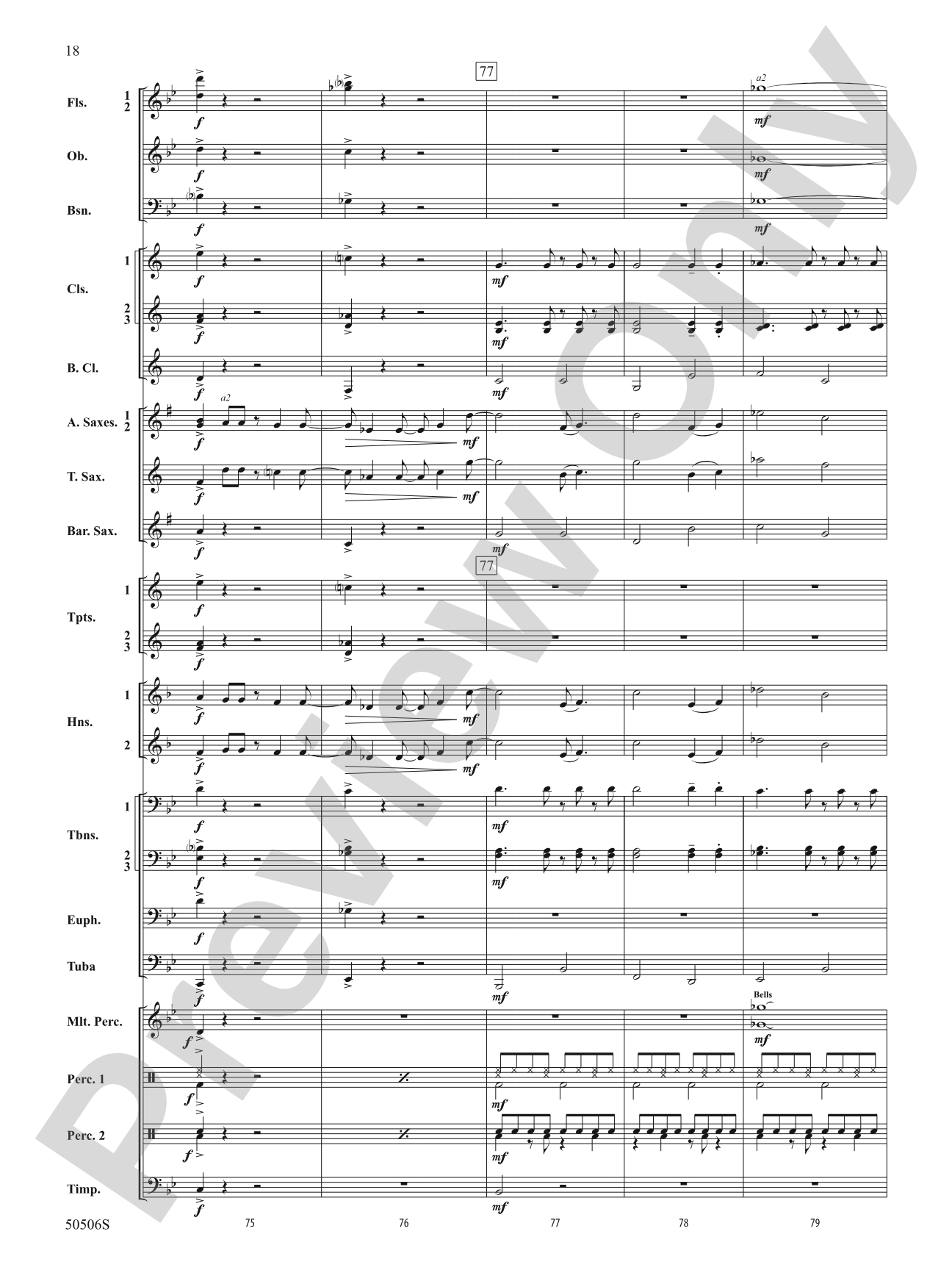 Lover Girl: Concert Band Conductor Score & Parts