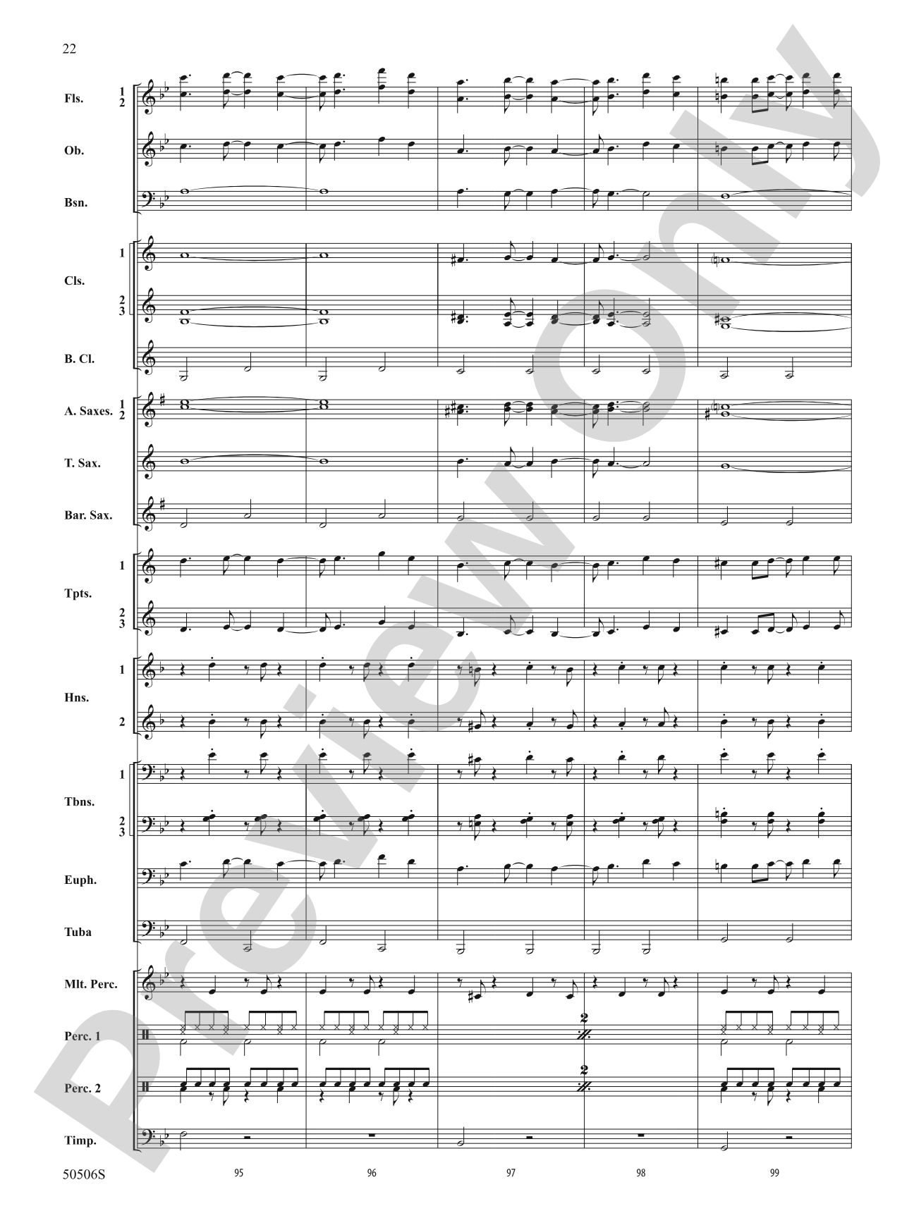 Lover Girl: Concert Band Conductor Score & Parts