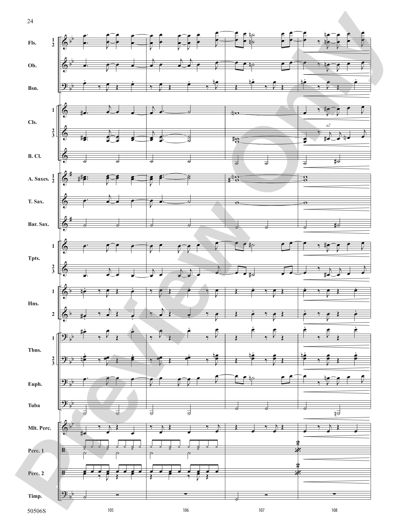 Lover Girl: Concert Band Conductor Score & Parts