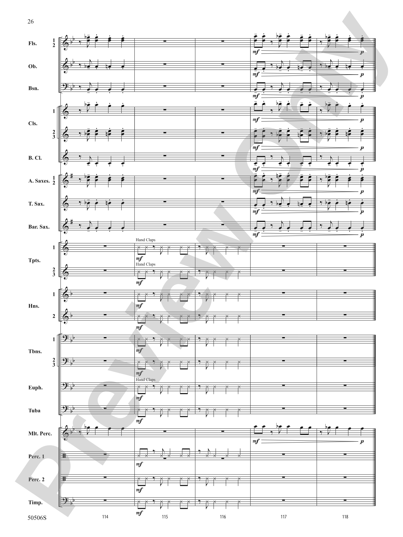Lover Girl: Concert Band Conductor Score & Parts